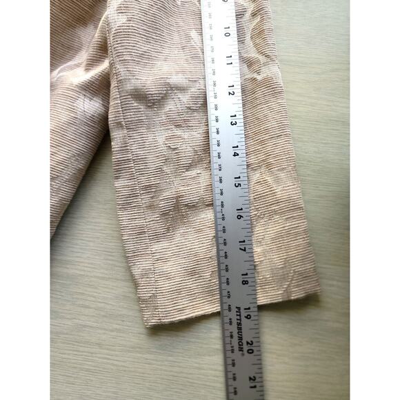 JACKET/BLAZER-CHICO'S-Cream-Brocade Style Material-Short Length-Chico's Size 1/S - Picture 15 of 16